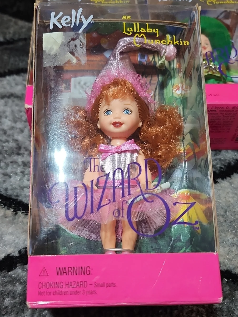 1999 MATTEL WIZARD OF OZ COLLECTOR EDITION SET-OF-3 MUNCHKIN DOLLS